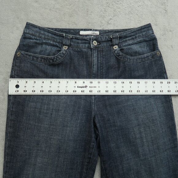 Chico's Platinum Jeans Women's Size 1.5 US-10 High-Rise Garret Crop 22.5" Inseam - Picture 7 of 16